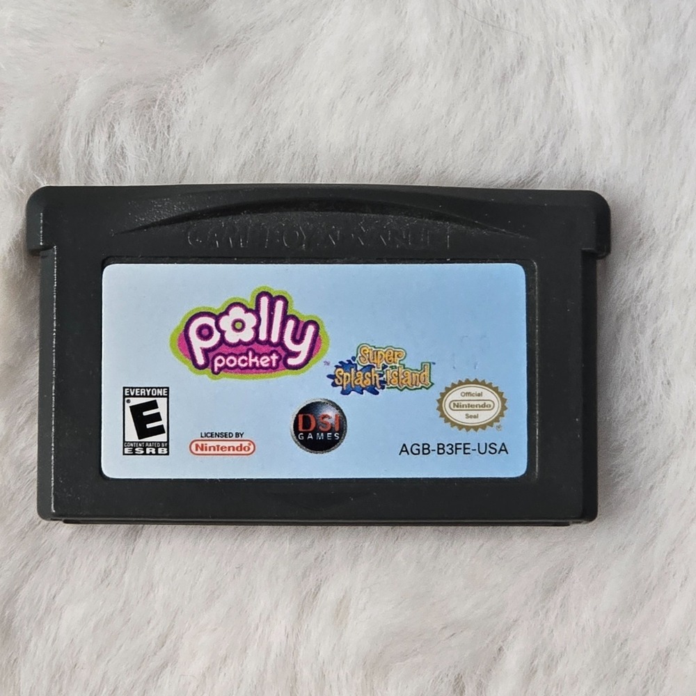 Polly Pocket: Super Splash Island Nintendo Game Boy Advance Cartridge and Manual - Picture 2 of 3